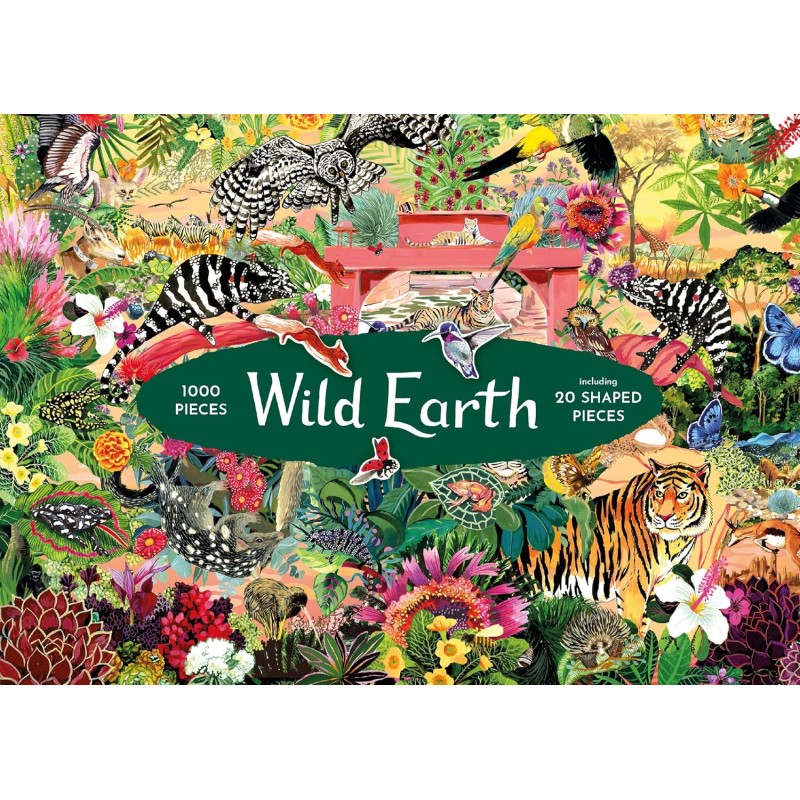 WILD EARTH: A JIGSAW PUZZLE - 1000 PIECES WITH 20 SHAPED PIECES