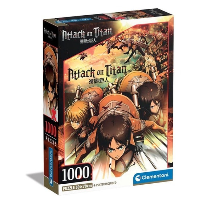 Clementoni Παζλ 1000 H.Q. Attack on Titans