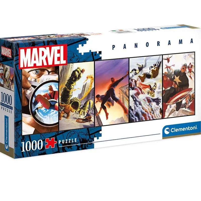 Clementoni Παζλ 1000 H.Q. Panorama Marvel