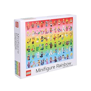 Chronicle Books Παζλ Lego Minifigure Rainbow 1000