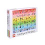 Chronicle Books Παζλ Lego Minifigure Rainbow 1000