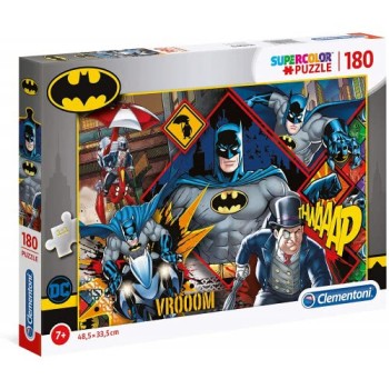 Clementoni Παιδικό Παζλ S.C. Batman 180 κομμάτια 