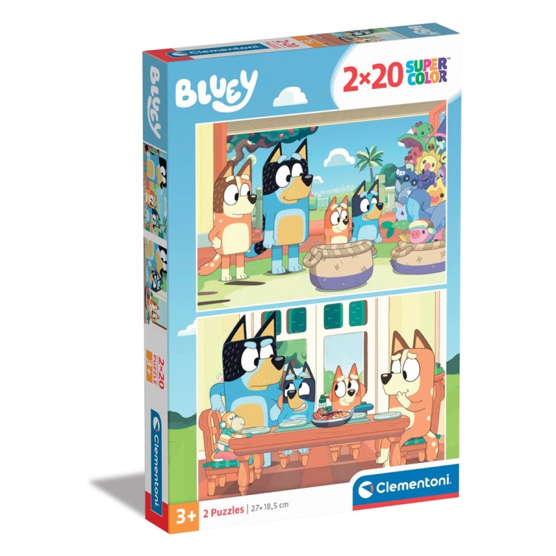 Clementoni Παιδικό Παζλ S.C. "Bluey" 2x20 κομμάτια 