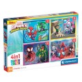 Clementoni Παιδικό Παζλ "Spidey&Amazing Friends" 4in1 12/16/20/24