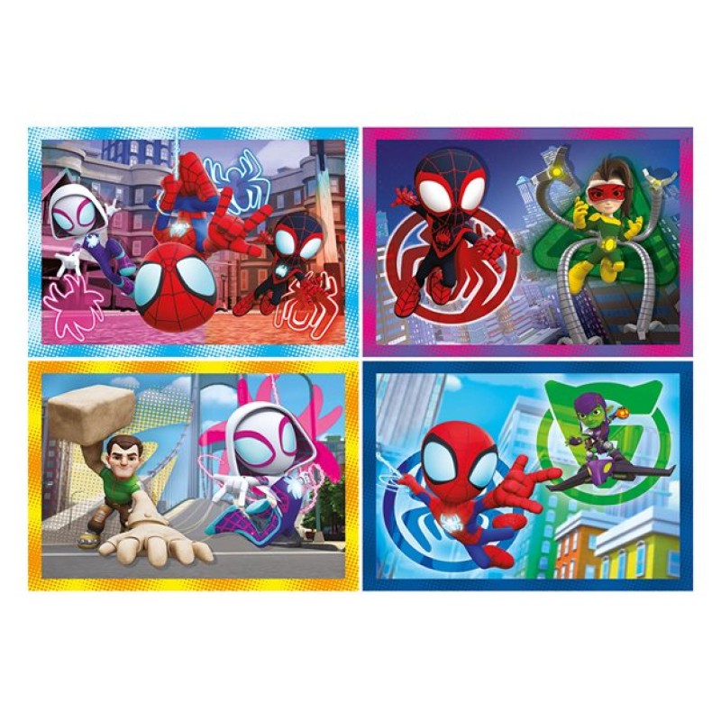 Clementoni Παιδικό Παζλ "Spidey&Amazing Friends" 4in1 12/16/20/24