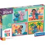Clementoni Παιδικό Παζλ "Stitch" 4in1 12/16/20/24