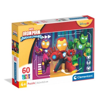 Clementoni Παιδικό Παζλ S.C. "Iron Man" 60 κομμ.