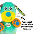Lamaze Αισθητηριακό Παιχνίδι Clip & Go Με Ηχο "Pup Το Κουτάβι"
