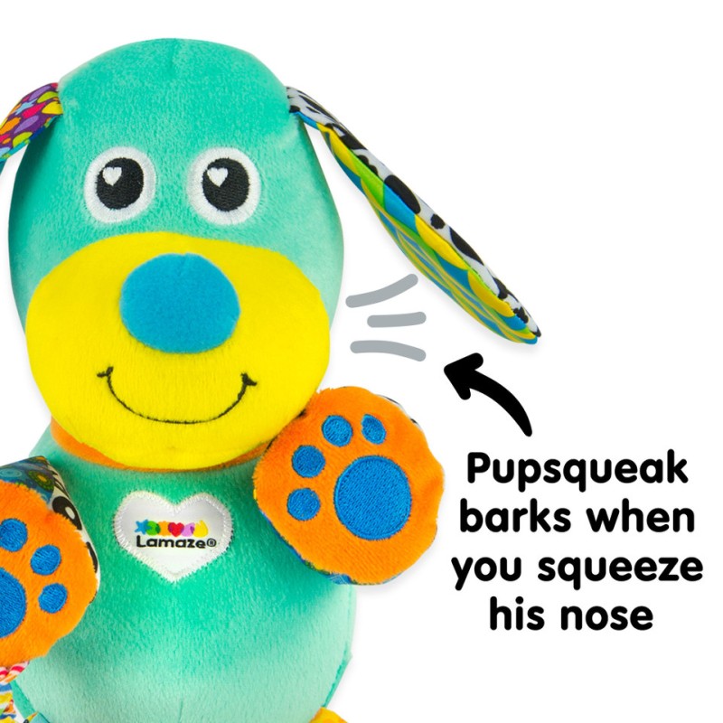Lamaze Αισθητηριακό Παιχνίδι Clip & Go Με Ηχο "Pup Το Κουτάβι"