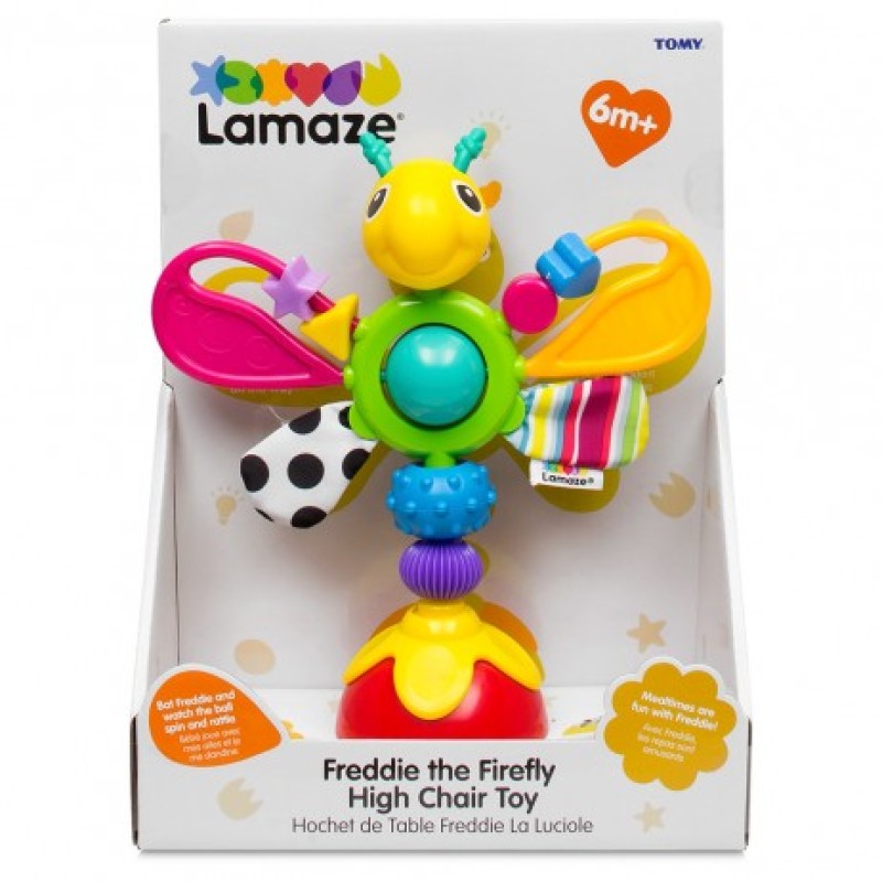 Lamaze Διαδραστικό Αισθητηριακό Παιχνίδι Καρέκλας Φαγητού "Fredrie Η Πυγολαμπιδα"