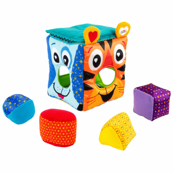 Lamaze Μαλακός Κύβος Ταξινόμησης "Animal Faces"