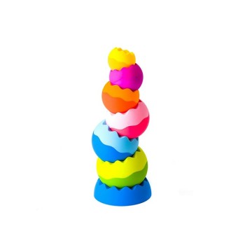 Fat Brain Toys Διαδραστικό Παιχνίδι Στοίβαξης "Tobbles Neo"