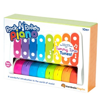 Fat Brain Toys  Μελωδικοί Τροχοί Και Ξυλοφωνο "Rock and Roller"