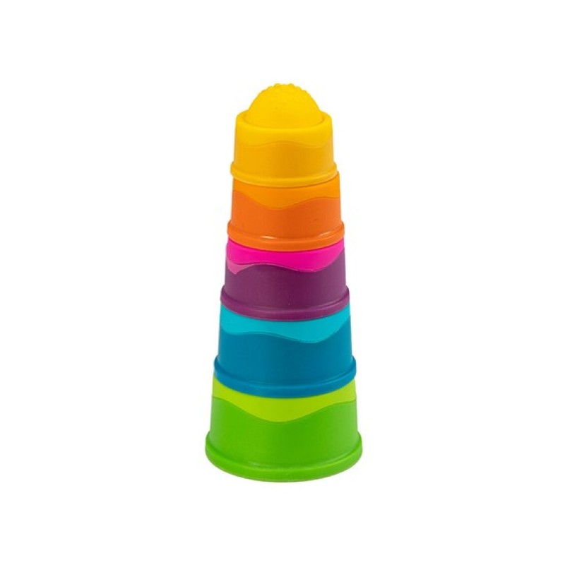 Fat Brain Toys Διαδραστικό Παιχνίδι Στοίβαξης "Dimpl Stack"