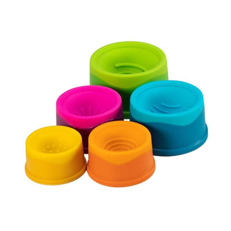 Fat Brain Toys Διαδραστικό Παιχνίδι Στοίβαξης "Dimpl Stack"