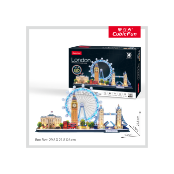 CubicFun 3D Puzzle City Line LED "London"