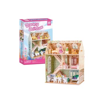 CubicFun 3D Puzzle Κουκλόσπιτο "Dreamy Dollhouse"