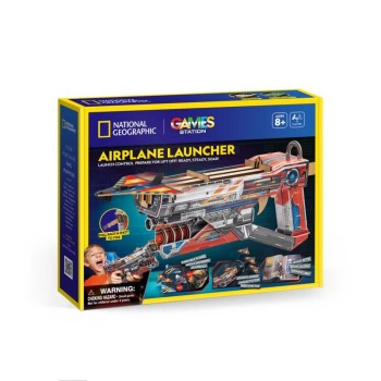 CubicFun 3D Puzzle National Geographic Large "STEM Εκτοξευτής Αεροπλάνων"