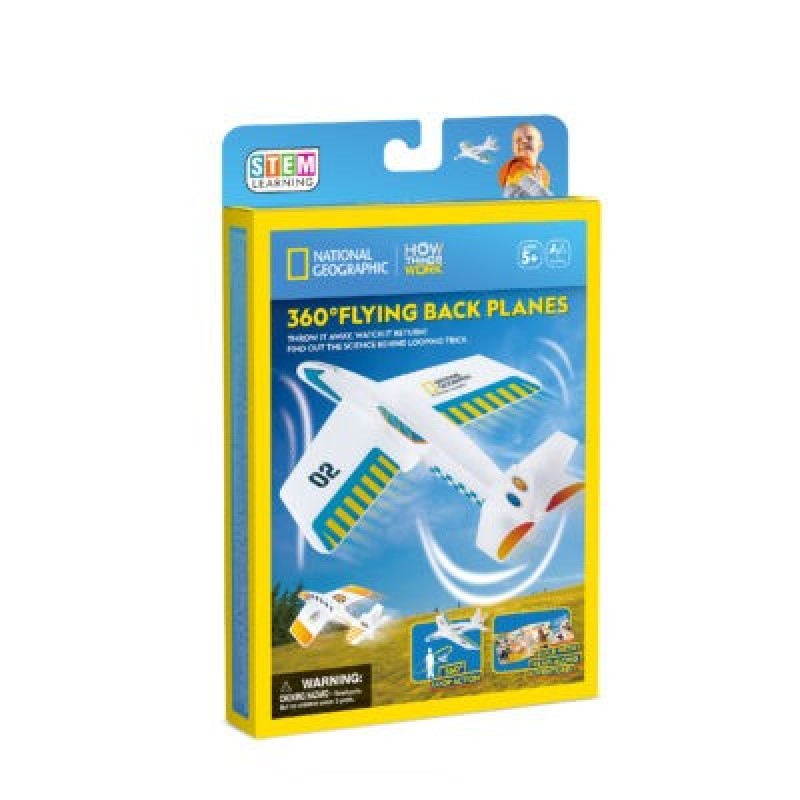 CubicFun 3D Puzzle National Geographic "STEM Αεροπλάνο με Κίνηση & Περιστροφή 360°"