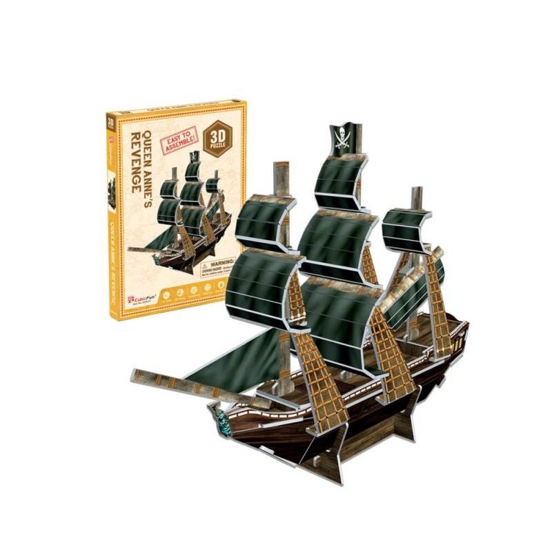  CubicFun 3D Puzzle Mini "Queen Anne's Revenge"