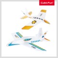 CubicFun 3D Puzzle National Geographic "STEM Αεροπλάνο με Κίνηση & Περιστροφή 360°"