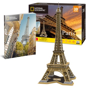 CubicFun 3D Puzzle National Geographic "Πύργος του Άιφελ"