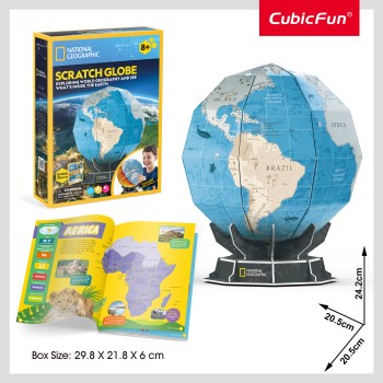 CubicFun 3D Puzzle National Geographic "STEM Υδρόγειος"