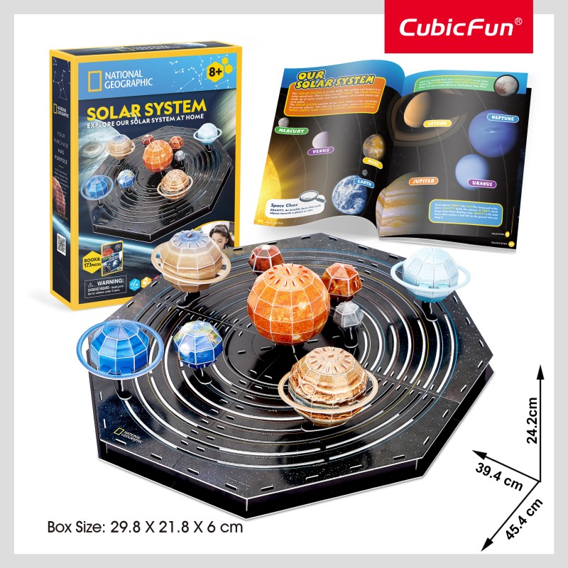 CubicFun 3D Puzzle National Geographic "STEM Ηλιακό Σύστημα"