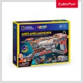 CubicFun 3D Puzzle National Geographic Large "STEM Εκτοξευτής Αεροπλάνων"