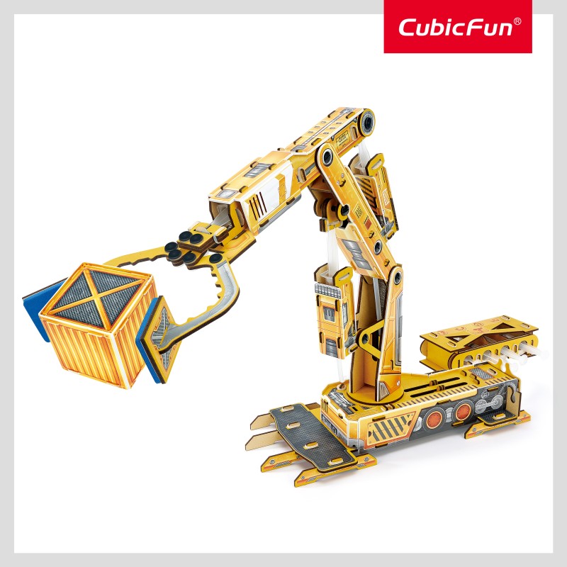 CubicFun 3D Puzzle National Geographic Large "STEM Υδραυλικός Ρομποτικός Βραχίονας"