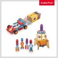 CubicFun 3D Puzzle National Geographic 2 in 1 "STEM Εκτοξευτής Πυραύλων και Αγωνιστικών Αυτοκινήτων"