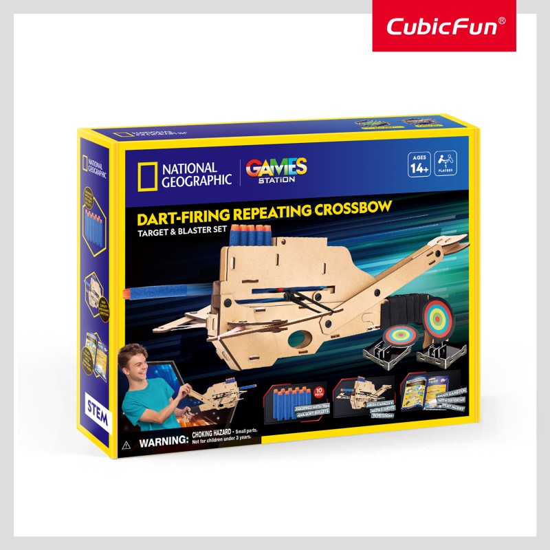 CubicFun 3D Puzzle National Geographic Large "STEM Βαλλίστρα"