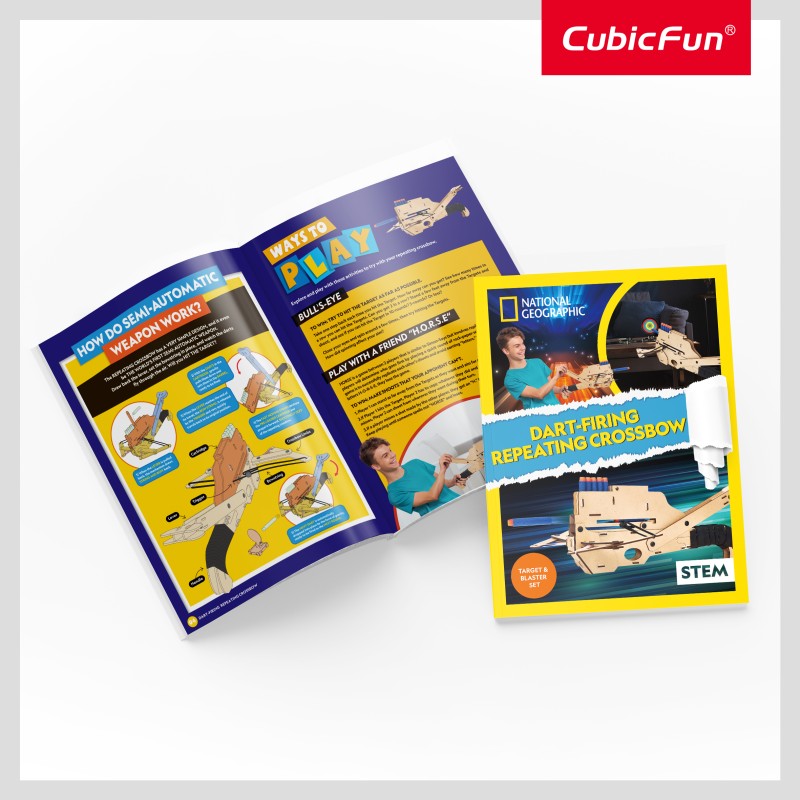 CubicFun 3D Puzzle National Geographic Large "STEM Βαλλίστρα"
