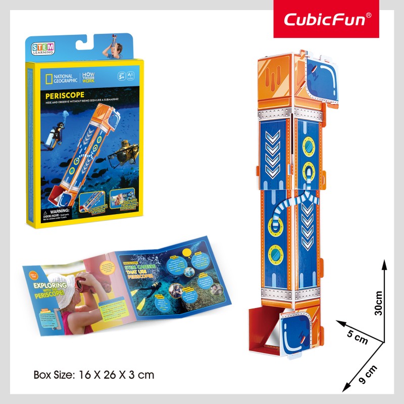 CubicFun 3D Puzzle National Geographic "STEM Περισκόπιο"