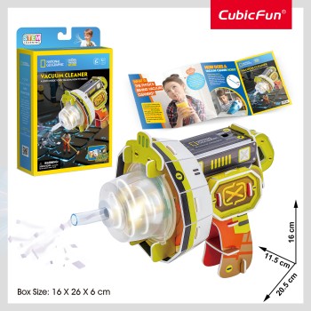 CubicFun 3D Puzzle National Geographic "STEM Ηλεκτρικό Σκουπάκι"