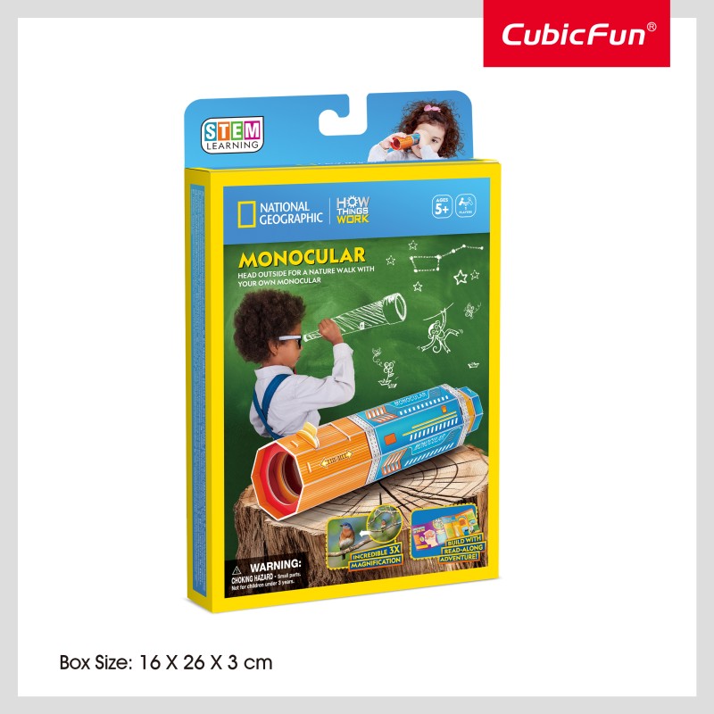 CubicFun 3D Puzzle National Geographic "STEM Μονοκυάλι"