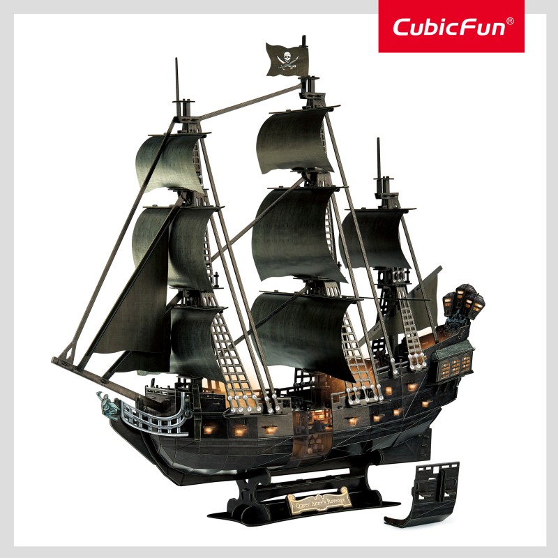 CubicFun 3D Puzzle LED "Quenn Anne's Revenge"
