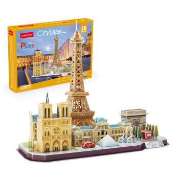 CubicFun 3D Puzzle City Line "Παρίσι"