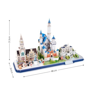 CubicFun 3D Puzzle City Line "Βαυαρία"