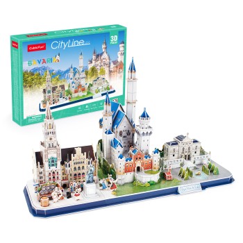 CubicFun 3D Puzzle City Line "Βαυαρία"
