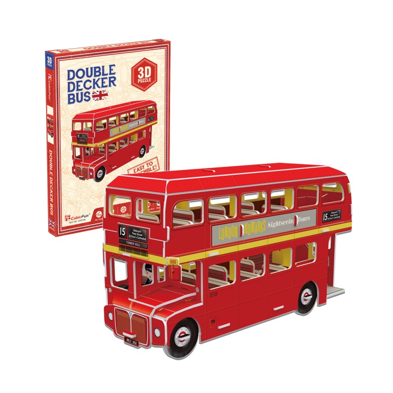 CubicFun 3D Puzzle Mini "Double Decker Bus"