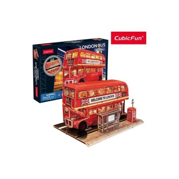 CubicFun 3D Puzzle LED Night Edition "London Bus"