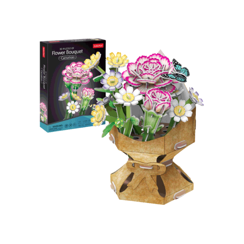  CubicFun 3D Puzzle "Flower Bouquet Carnation"