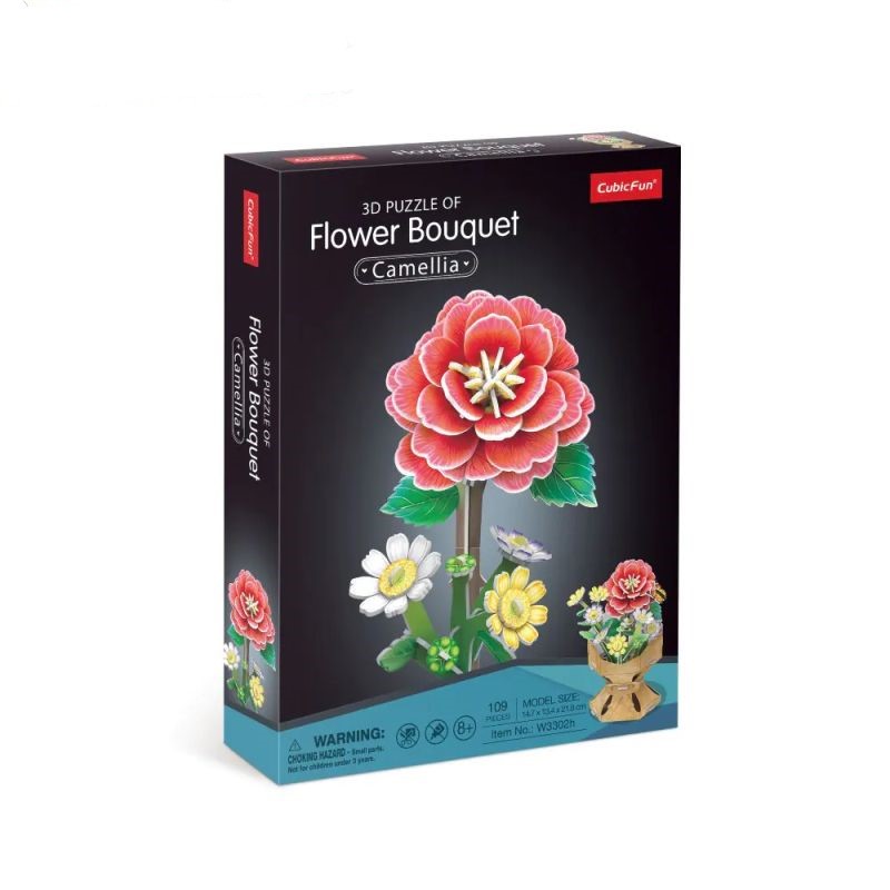  CubicFun 3D Puzzle "Flower Bouquet Camellia"