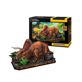 CubicFun 3D Puzzle National Geographic "Τρικεράτοπας" 