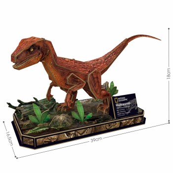 CubicFun 3D Puzzle National Geographic "Βελοσιράπτορας"