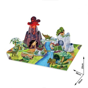 CubicFun 3D Puzzle National Geographic "Βουνό με Δεινόσαυρους" 