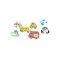 Tooky Toy Ξύλινο Παζλ Με Ενσφηνώματα "Μεσα Μεταφοράς"