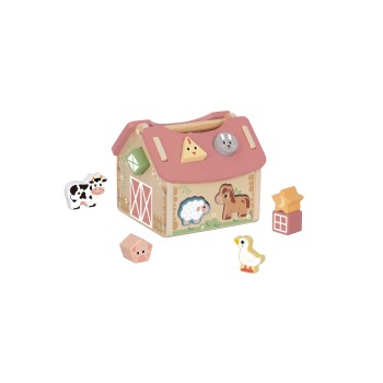 Tooky Toy Ξύλινη Φάρμα Σχήματα Ταξινόμησης 