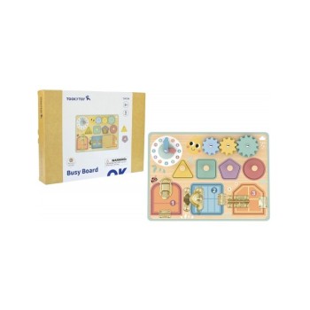 Tooky Toy Ξύλινος Πίνακας Δραστηριοτήτων 